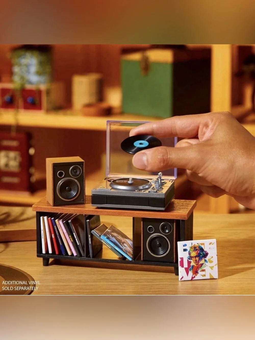 MGA's Miniverse Real Music Mini Record Player New!